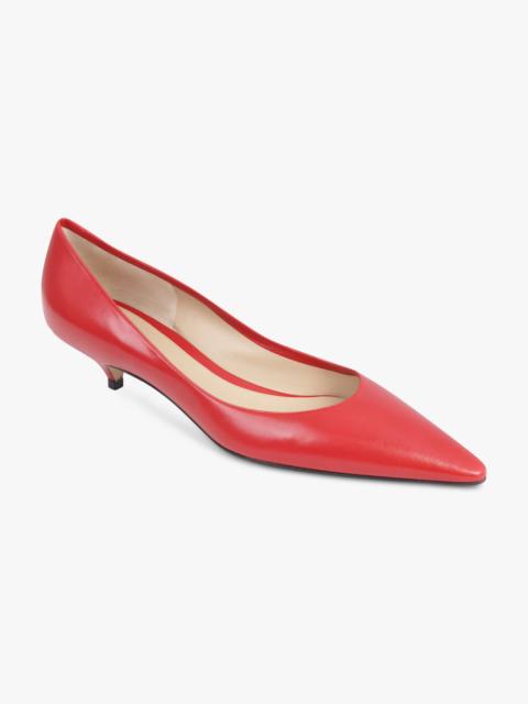 The Row LIISA 40MM KITTEN PUMP HEEL | LACQUER RED