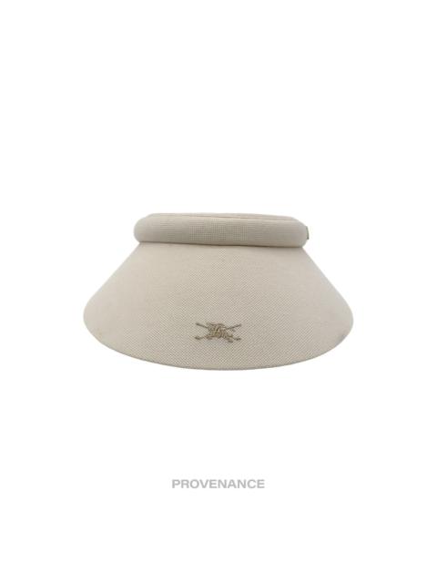 Burberry Burberry Knight Logo Golf Visor - Chalk Nova Check