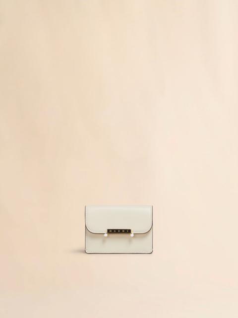 Marni CREAM LEATHER ENVELOPE CARD HOLDER