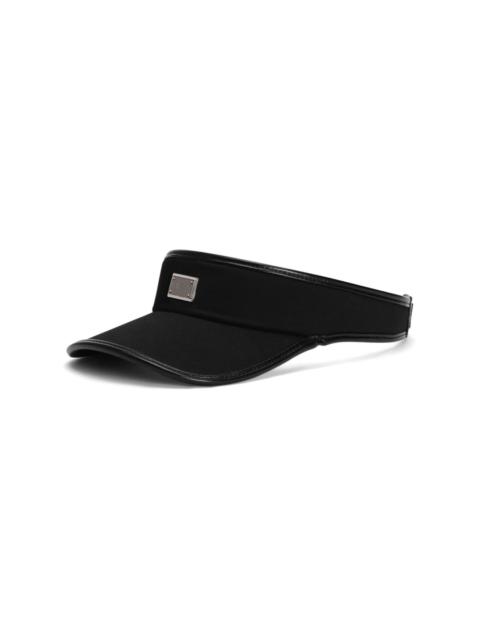 Dolce & Gabbana logo-plaque visor