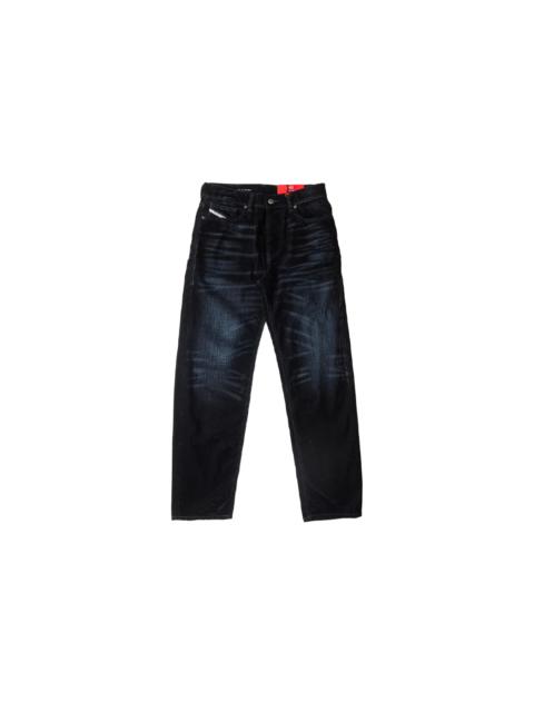 Diesel Diesel Loose Velvet Flocked Denim Jeans