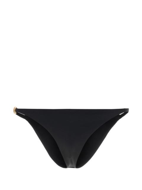 Versace Woman Black Stretch Nylon Bikini Bottom
