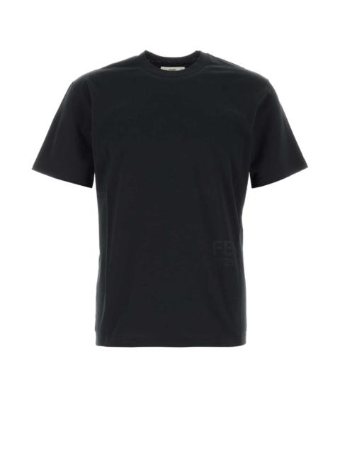 FENDI Fendi Men Black Cotton T-Shirt