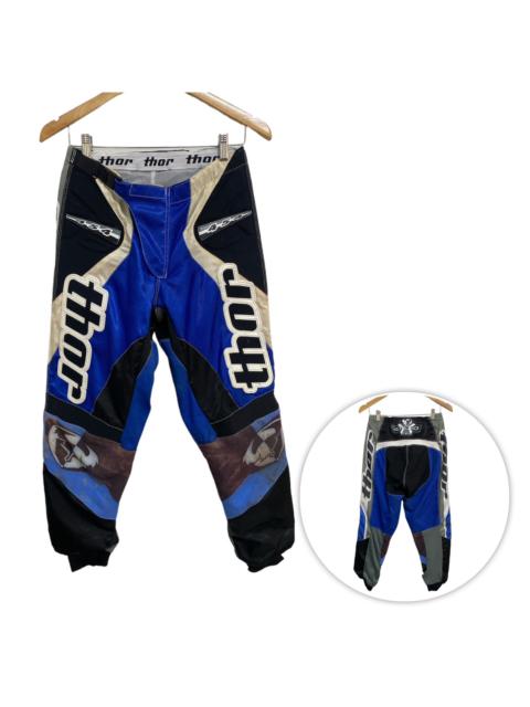 Other Designers Vintage - Vintage Thor Racing Big Block Motocross Colour Block Pants