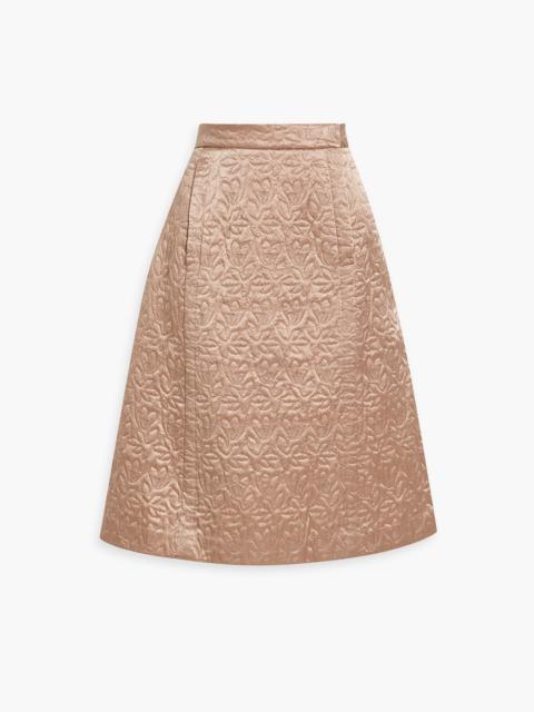 MM6 Maison Margiela Quilted satin skirt