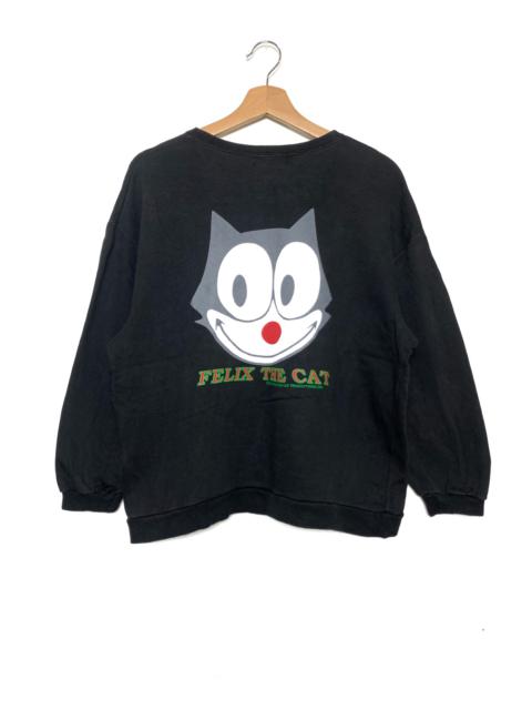 Other Designers Vintage - Vintage 1995 Sunfaded Felix The Cat Crewneck Sweatshirt
