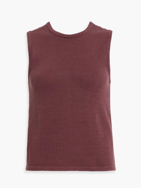 Tibi Wrap-effect cotton top