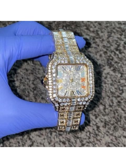 New Iced Out Bust Down Watch 