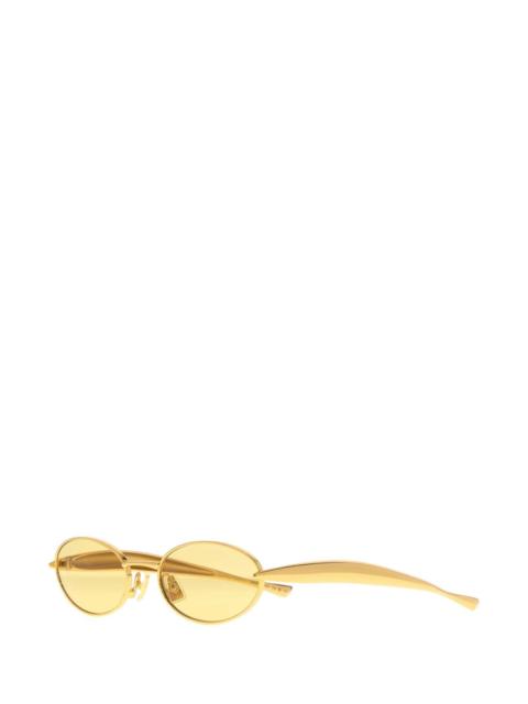 Bottega Veneta Bottega Veneta Women Gold Metal Sunglasses