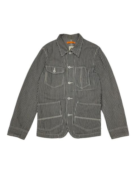 Other Designers Vintage Jungle Storm Hickory Button Jacket