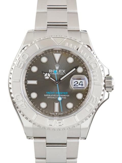 ROLEX Used Rolex Yacht-Master 40 Slate Dial Ref 126622 Platinum Bezel