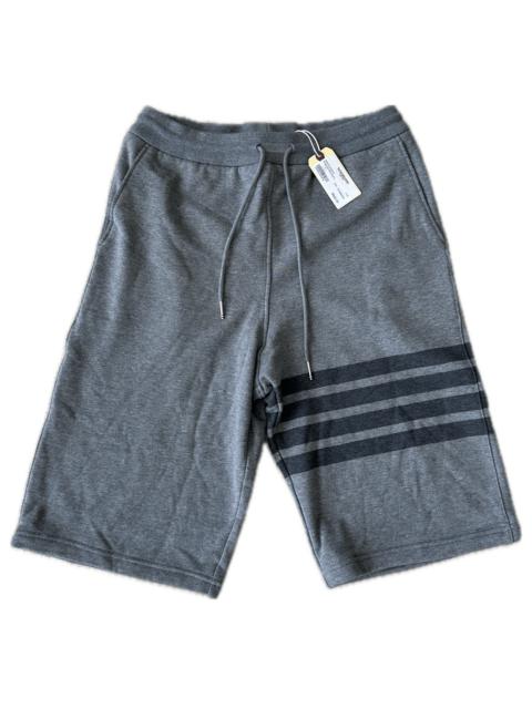 Thom Browne Thom Browne Gray Stripe Long Sweatshorts