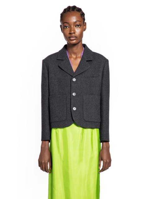 GUCCI Cropped Wool Blazer