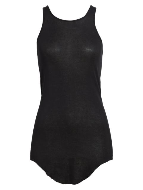 Rick Owens Rick Owens Basic Rib Cotton Tank in Black at Nordstrom