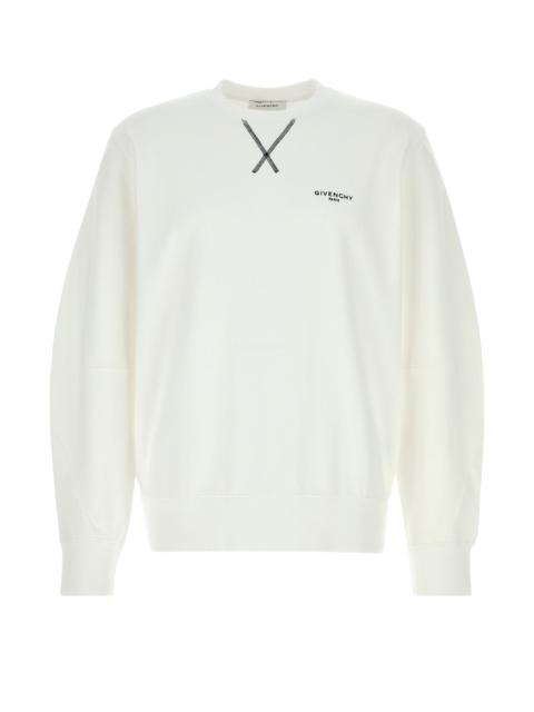 Givenchy White cotton sweatshirt