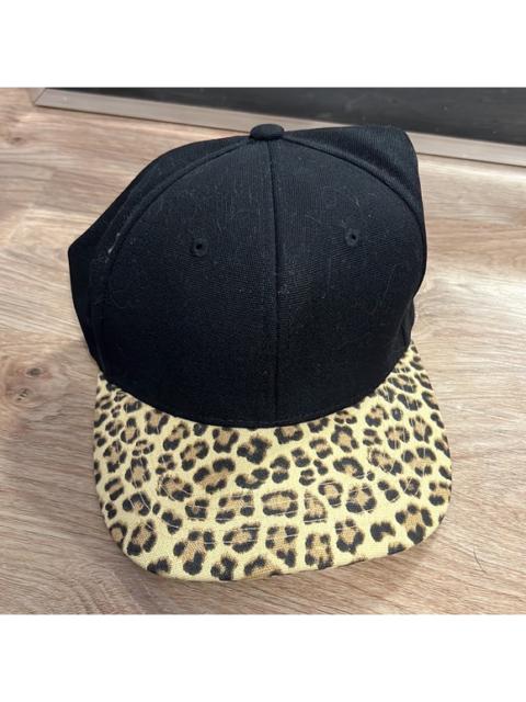 Other Designers H&M Black + Leopard Print SnapBack Hat