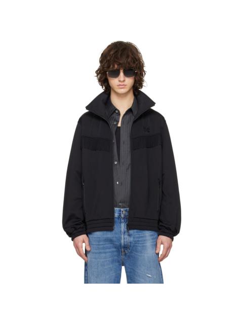NEEDLES Black Fringe Track Jacket