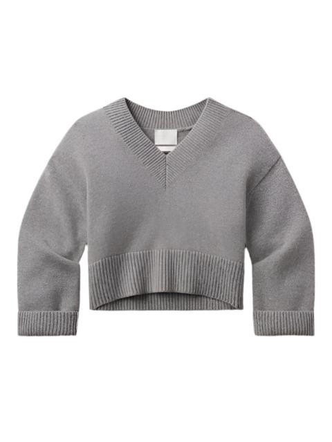 Citizens of Humanity Gazette Puzzle V Neck in Heather Grey