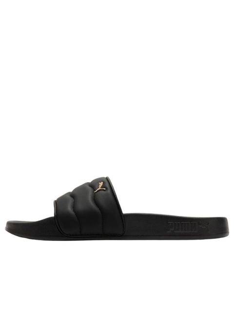 PUMA (WMNS) PUMA Lead Cat 2.0 Puffy 'Black Metallic Gold' 389557-01