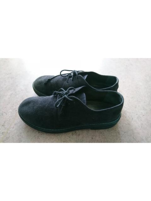 Navy Blue Suede Creepers Plattform Leather Shoes