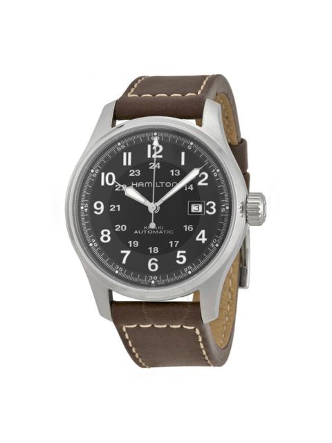 Other Designers Hamilton Khaki Officers Automatic Black Dial Men's Watch H70625533