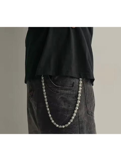 Other Designers Jewelry - Imitation Pearl Trousers Hipster Wallet Chain