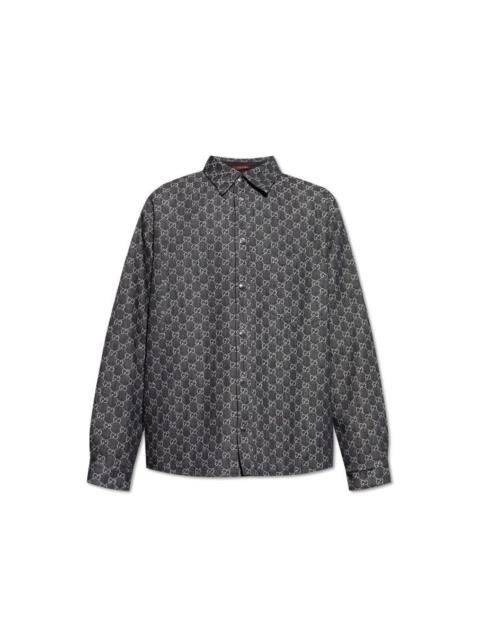 GUCCI GUCCI Gray Cotton Reversible Jacket New & Authentic (Men's s