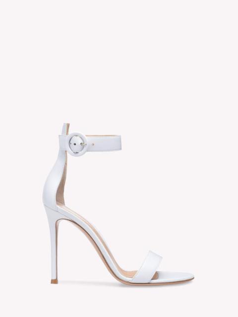 Gianvito Rossi Gianvito Rossi Portofino 105 Sandal in White at Nordstrom