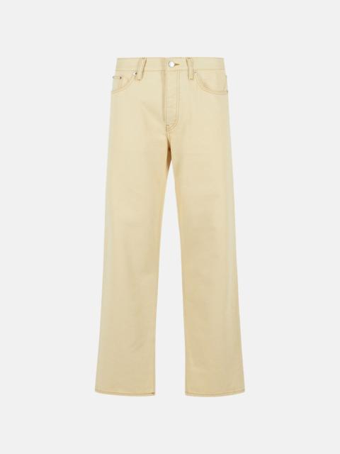 SUNFLOWER 'LOOSE' CREAM COTTON JEANS