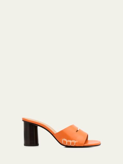 JW Anderson Leather Loafer-Inspired Mule Sandals