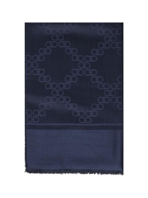 FERRAGAMO Gancini Silk And Wool Stole