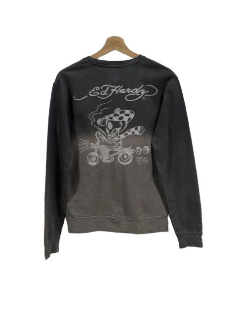 Other Designers Christian Audigier - Vintage edhardy stone bleach sweatshirts