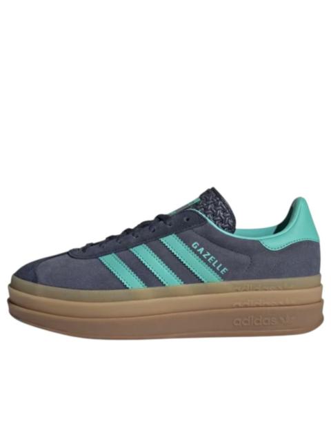 adidas (WMNS) adidas Gazelle Bold 'Shadow Navy Acid Mint' JQ6437