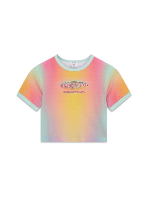 CASABLANCA Glass Gradient Printed Baby Short Sleeve T-Shirt | Casablanca Paris