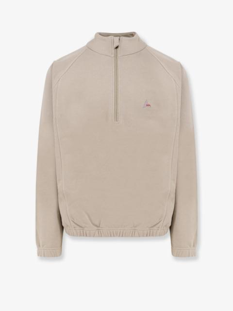 ROA Roa Stretch Cotton Sweatshirt With Logo