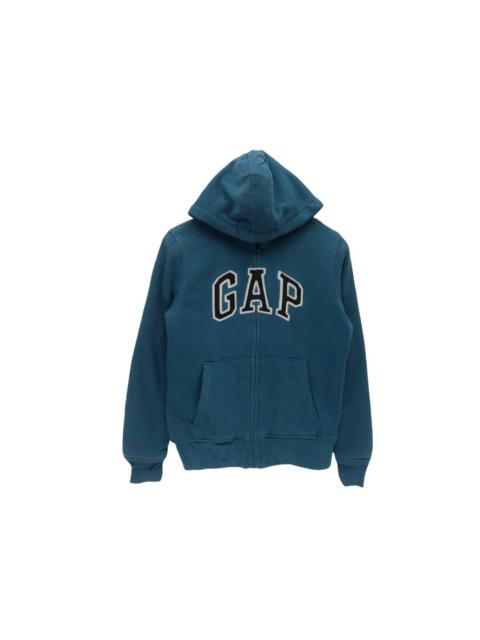 Other Designers Vintage Gap Embroidery Big Logo Zipper Hoodie