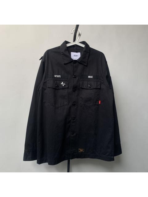 WTAPS Wtaps buds ls 01 shirt cotton twill
