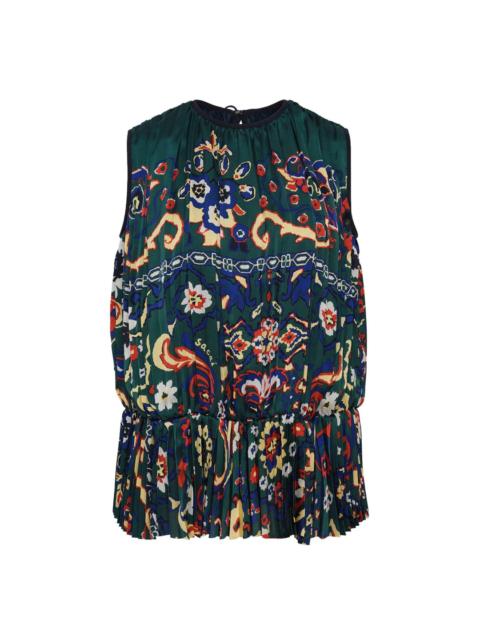 sacai Floral Print Pullover