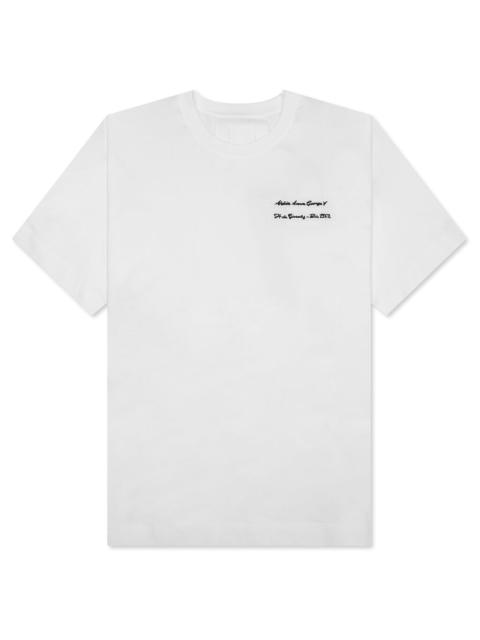 Givenchy GROS GRAIN IN COTTON T-SHIRT - WHITE