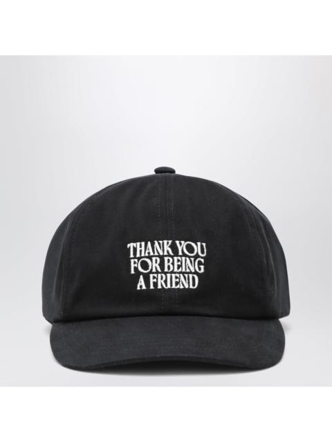 AMI Paris Ami Paris Black Thank You For Being A Friend Baseball Cap Men