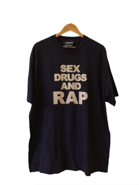 Other Designers Vintage Sex Drugs and Rap Spell Out Tee