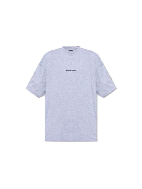 BALENCIAGA BALENCIAGA Gray Cotton T-Shirt New And Authentic (Men's size