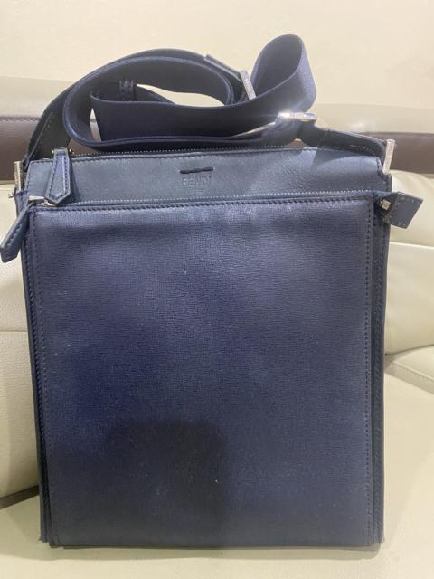 FENDI Authentic Fendi Roma Sling Leather Bag