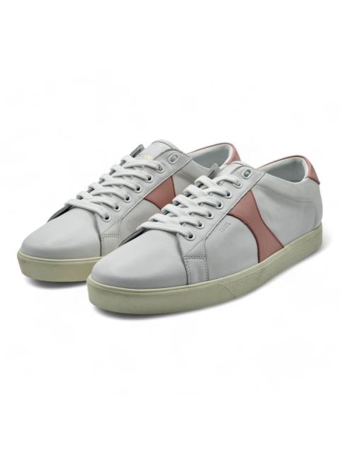 CELINE Triomphe Low Top Sneakers - Leather - White & Pink - 42 12US