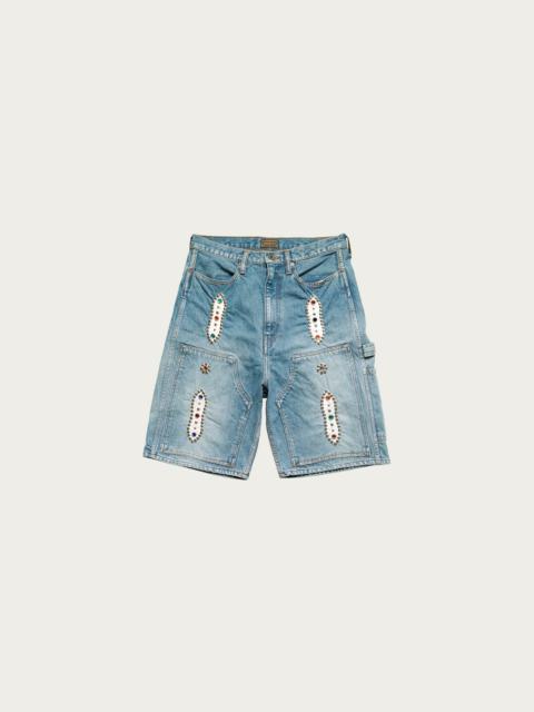 Kapital 14oz Denim Shorts (STUDS Remake) - Indigo