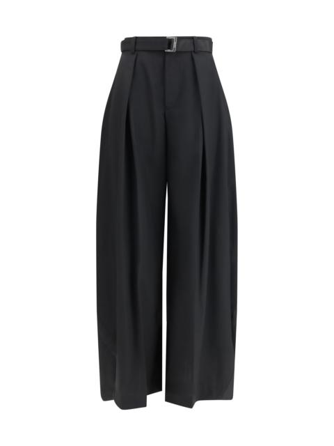 sacai Sacai Women Oversized Pants