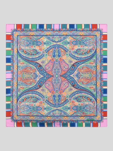 Etro FLORAL SILK POCKET SQUARE