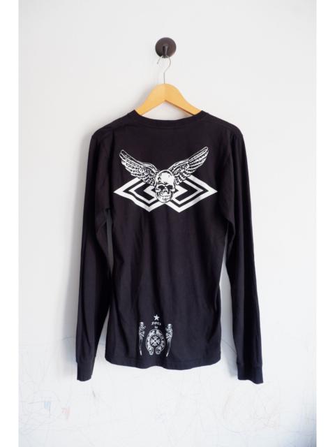 Chrome Hearts Chrome Hearts X Foti Skull Long Sleeve T shirt