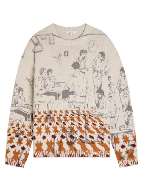 JW Anderson JW Anderson Intarsia Wool-blend Jumper
