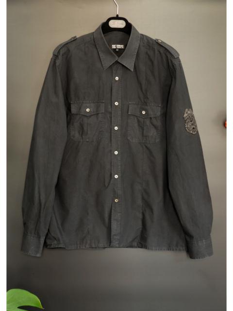 Raf Simons Spring-Summer 2003 Black Military Shirt